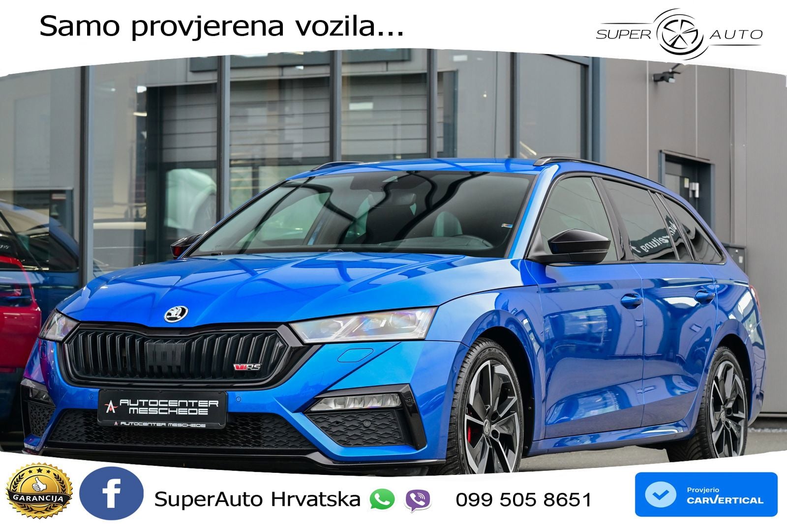 Škoda Octavia Combi RS 2.0 TSI (245 KS) DSG LED+GR SJED+ACC