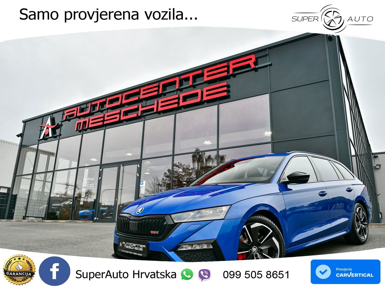 Škoda Octavia Combi RS 2.0 TSI (245 KS) DSG LED+GR SJED+ACC