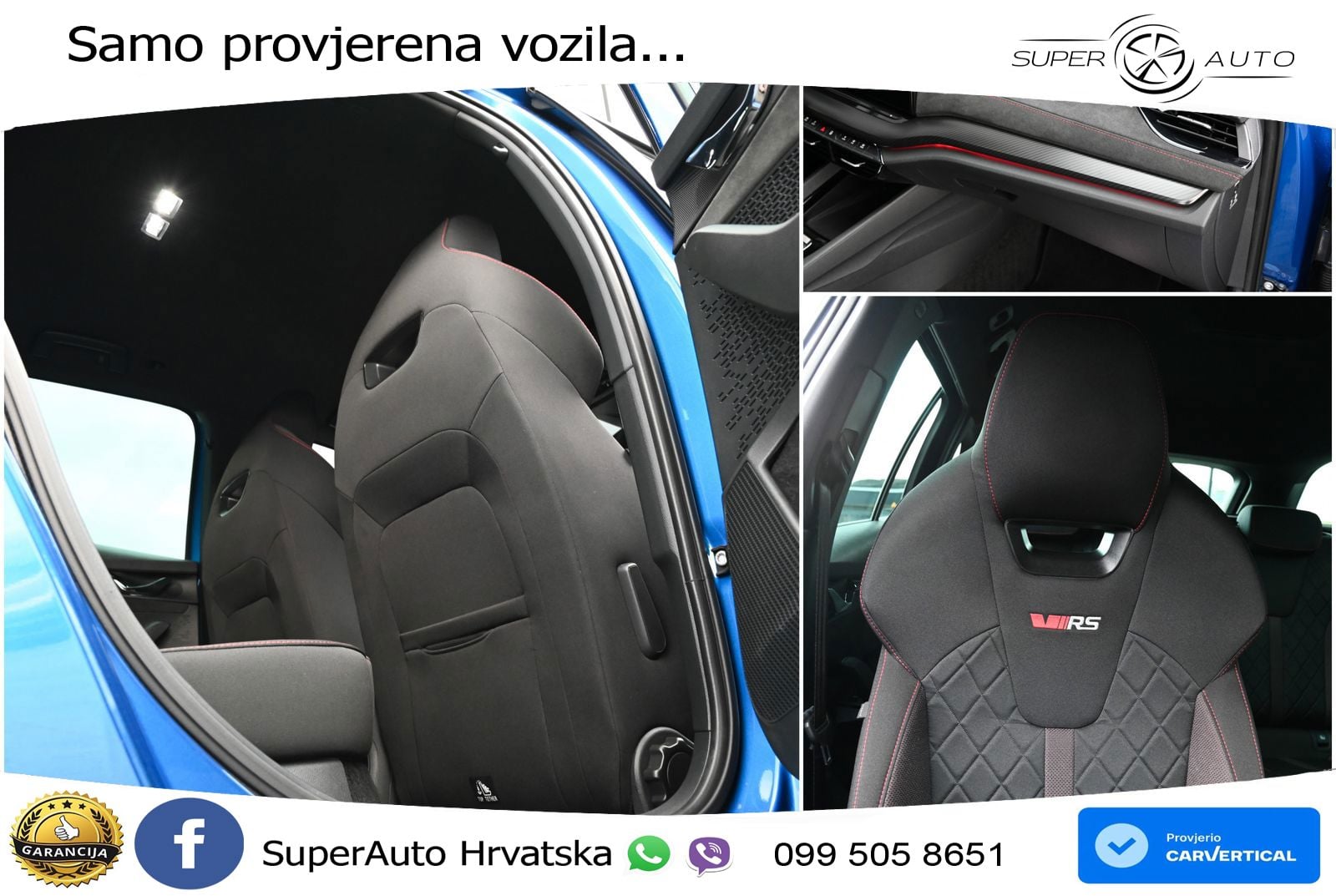Škoda Octavia Combi RS 2.0 TSI (245 KS) DSG LED+GR SJED+ACC