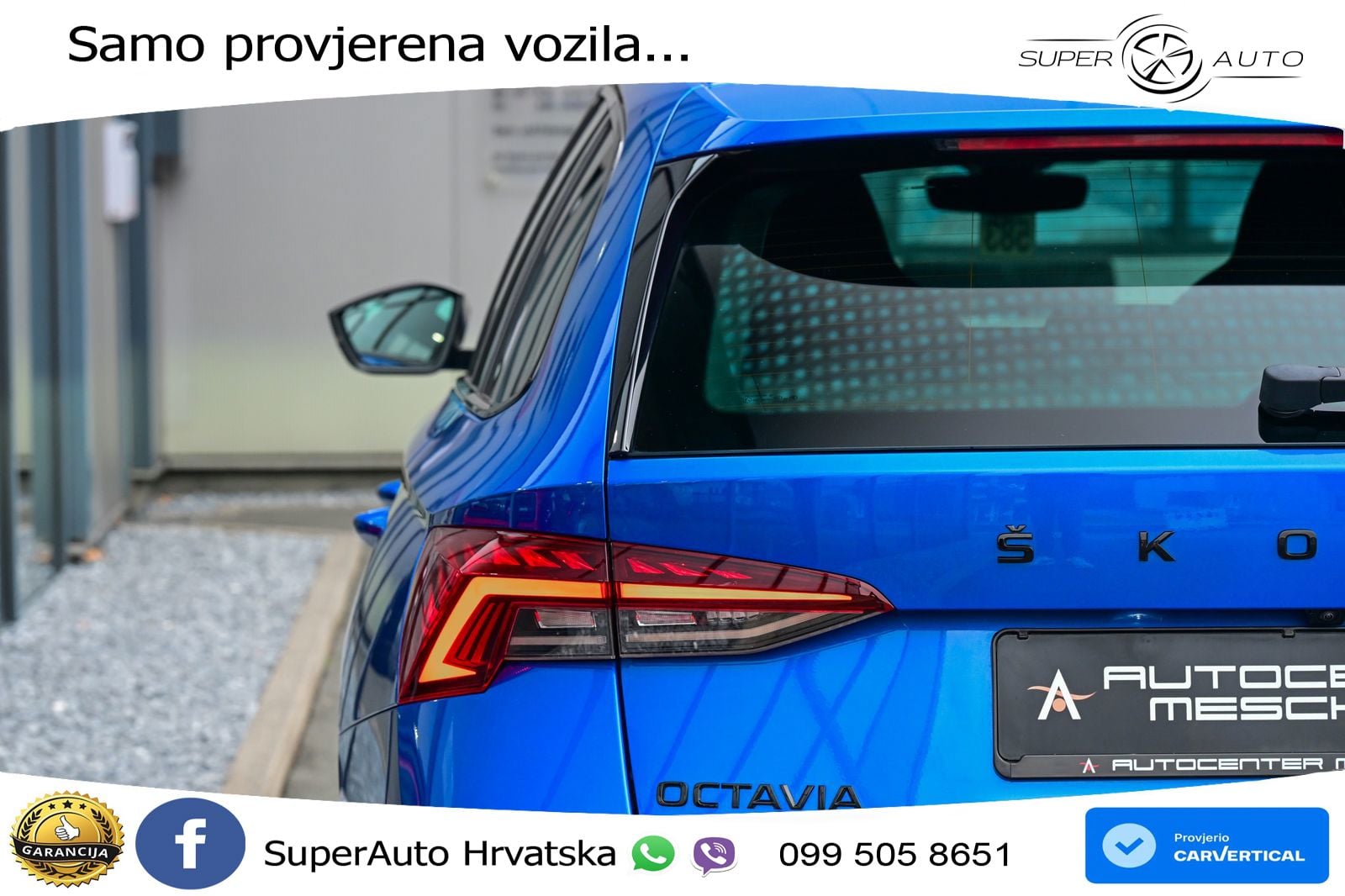 Škoda Octavia Combi RS 2.0 TSI (245 KS) DSG LED+GR SJED+ACC