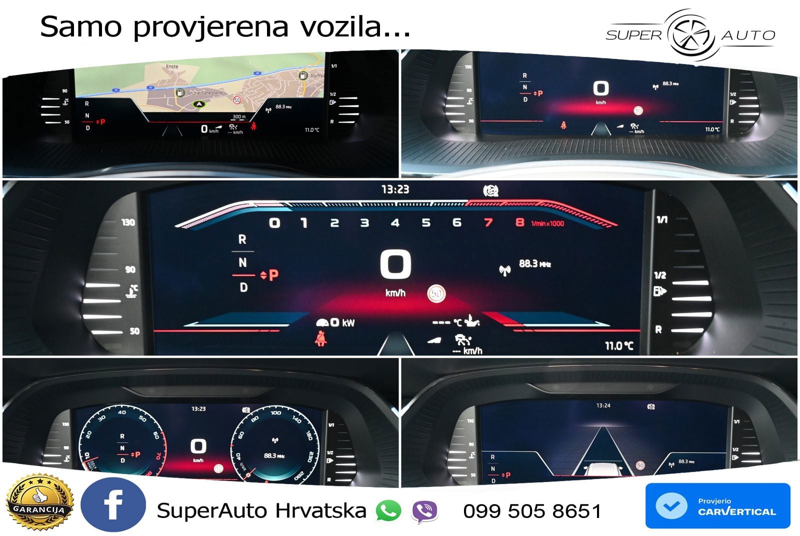Škoda Octavia Combi RS 2.0 TSI (245 KS) DSG LED+GR SJED+ACC