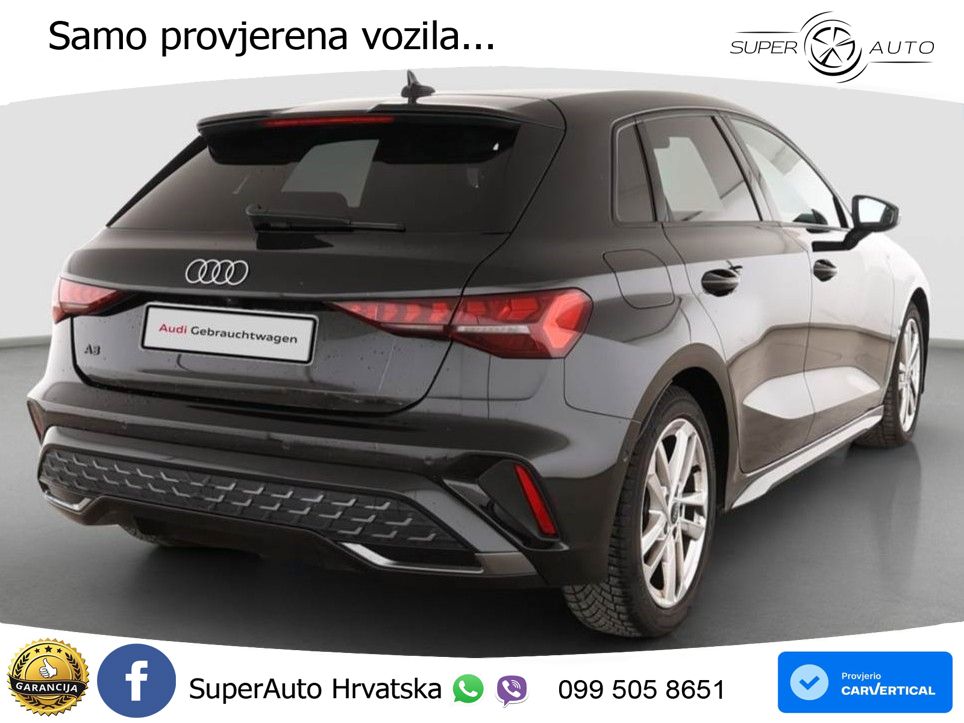 Audi A3 35 TFSI (150 KS) S tronic S line LED+GR SJED+ACC