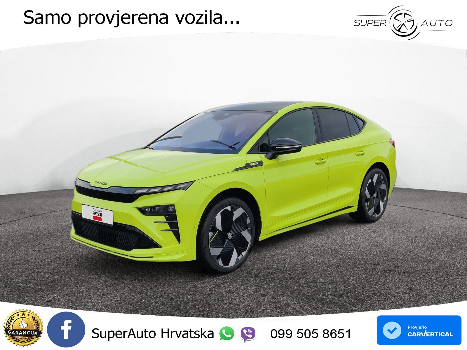 Škoda Enyaq iV RS 82 kWh (340 KS) AWD LED+GR SJED+ACC