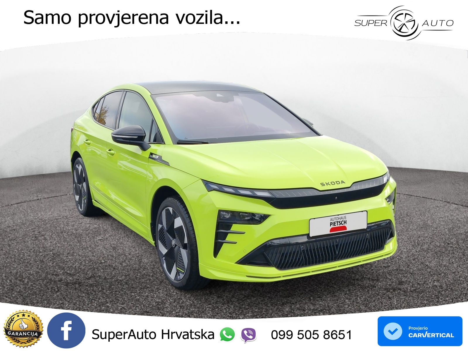 Škoda Enyaq iV RS 82 kWh (340 KS) AWD LED+GR SJED+ACC