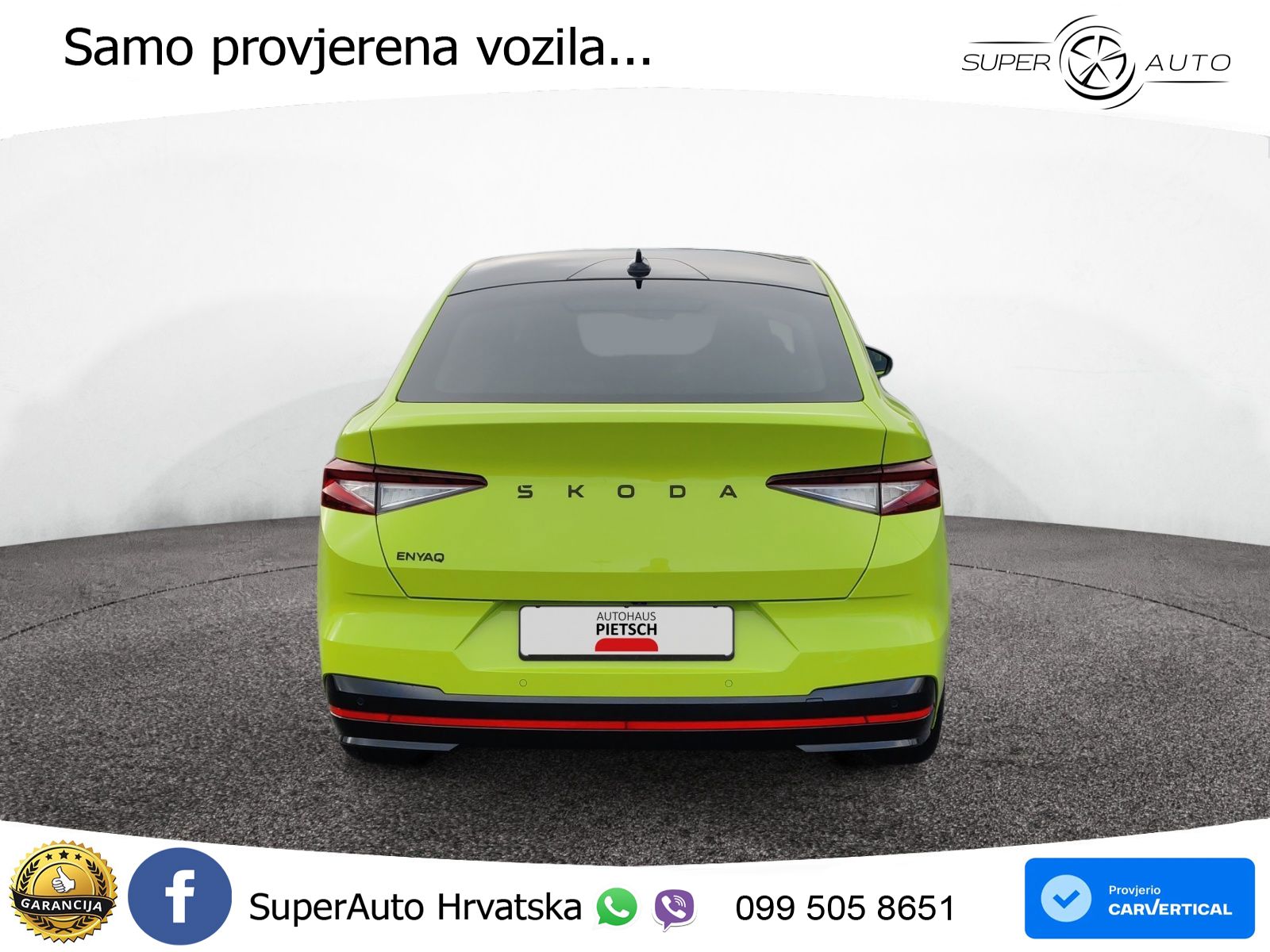 Škoda Enyaq iV RS 82 kWh (340 KS) AWD LED+GR SJED+ACC