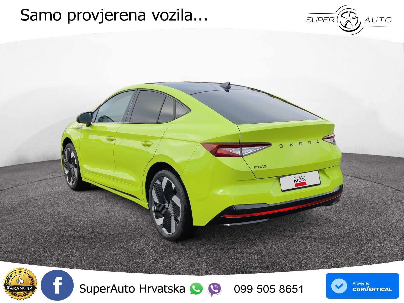 Škoda Enyaq iV RS 82 kWh (340 KS) AWD LED+GR SJED+ACC