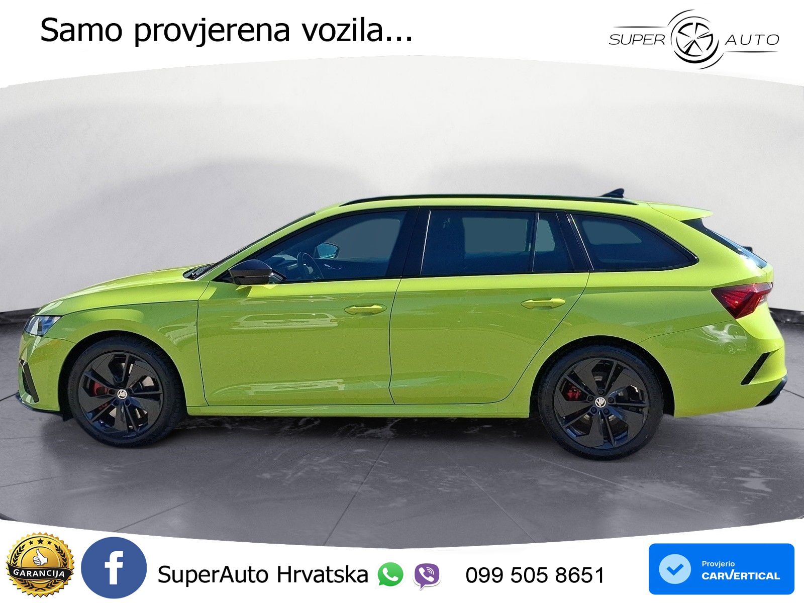 Škoda Octavia Combi RS 2.0 TSI (245 KS) DSG LED+GR SJED+ACC
