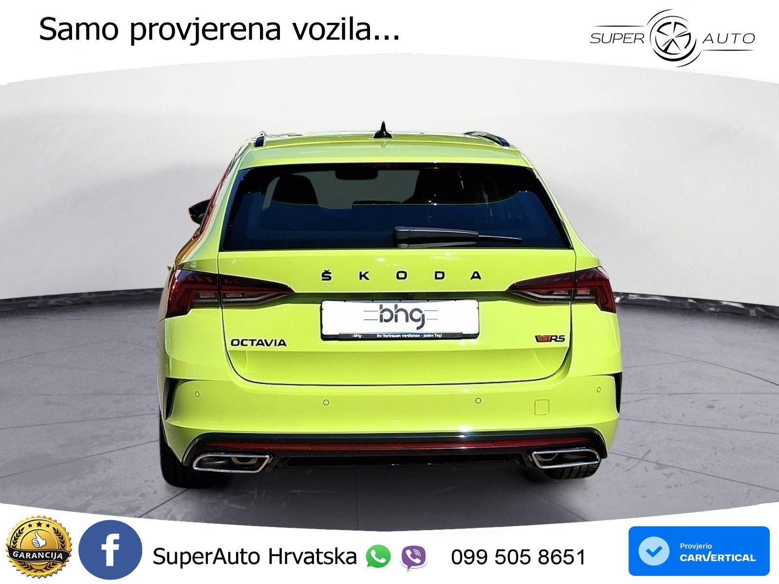 Škoda Octavia Combi RS 2.0 TSI (245 KS) DSG LED+GR SJED+ACC