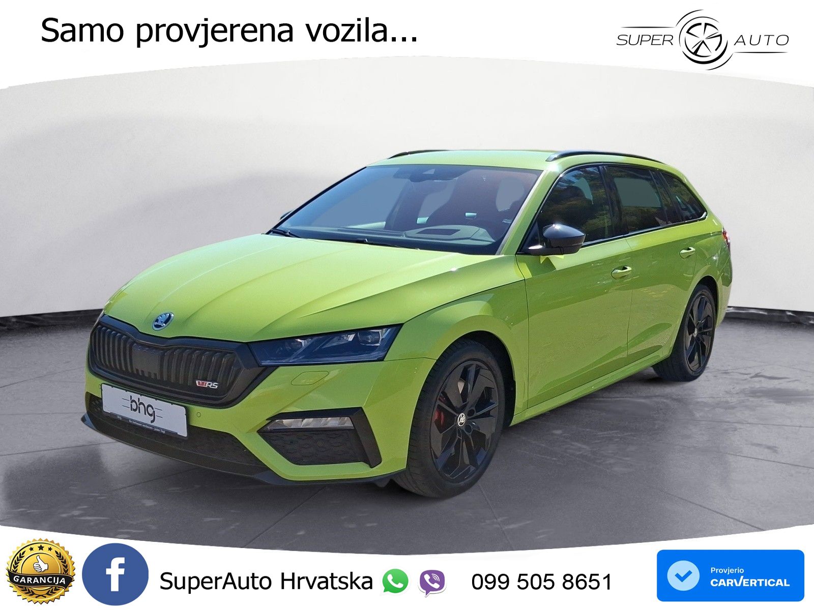 Škoda Octavia Combi RS 2.0 TSI (245 KS) DSG LED+GR SJED+ACC