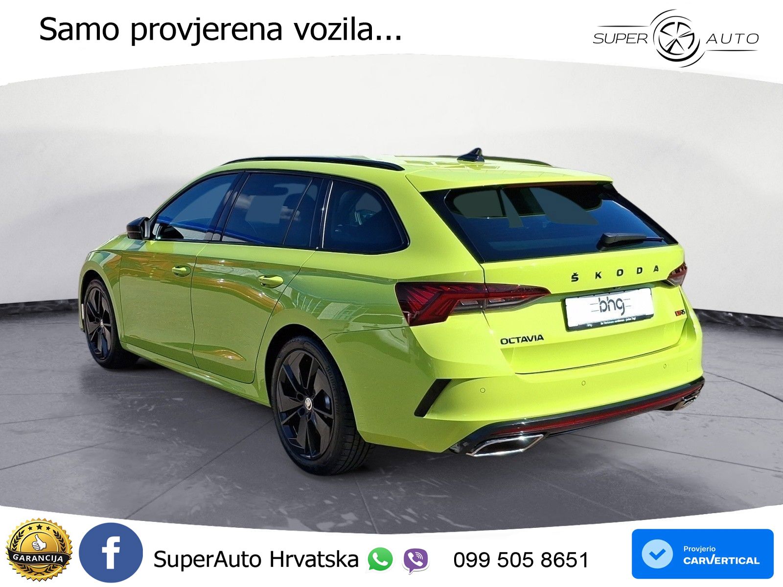 Škoda Octavia Combi RS 2.0 TSI (245 KS) DSG LED+GR SJED+ACC