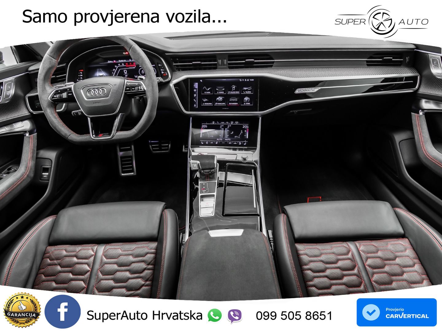 Audi RS6 Avant 4.0 TFSI V8 performance (630 KS)  quattro tiptronic Kuka LED+GR SJED+ACC