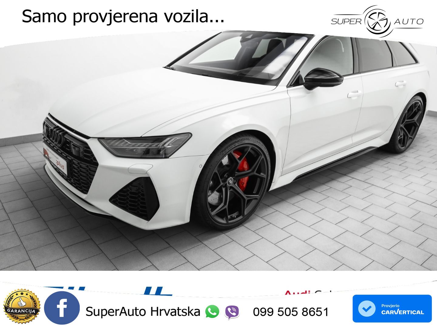 Audi RS6 Avant 4.0 TFSI V8 performance (630 KS)  quattro tiptronic Kuka LED+GR SJED+ACC