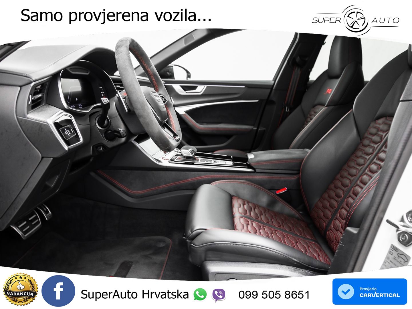 Audi RS6 Avant 4.0 TFSI V8 performance (630 KS)  quattro tiptronic Kuka LED+GR SJED+ACC