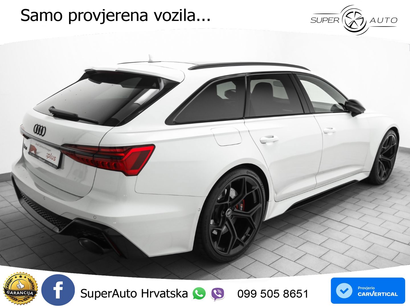 Audi RS6 Avant 4.0 TFSI V8 performance (630 KS)  quattro tiptronic Kuka LED+GR SJED+ACC