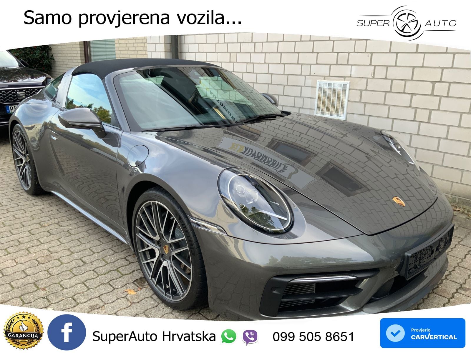 Porsche 911 Targa 4 3.0 (385 KS) PDK LED+GR SJED+ACC