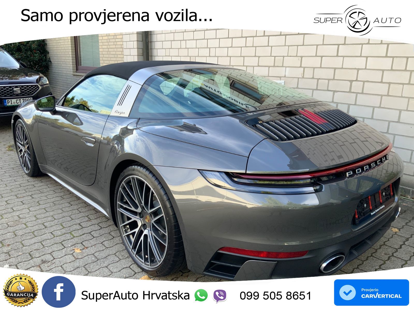 Porsche 911 Targa 4 3.0 (385 KS) PDK LED+GR SJED+ACC