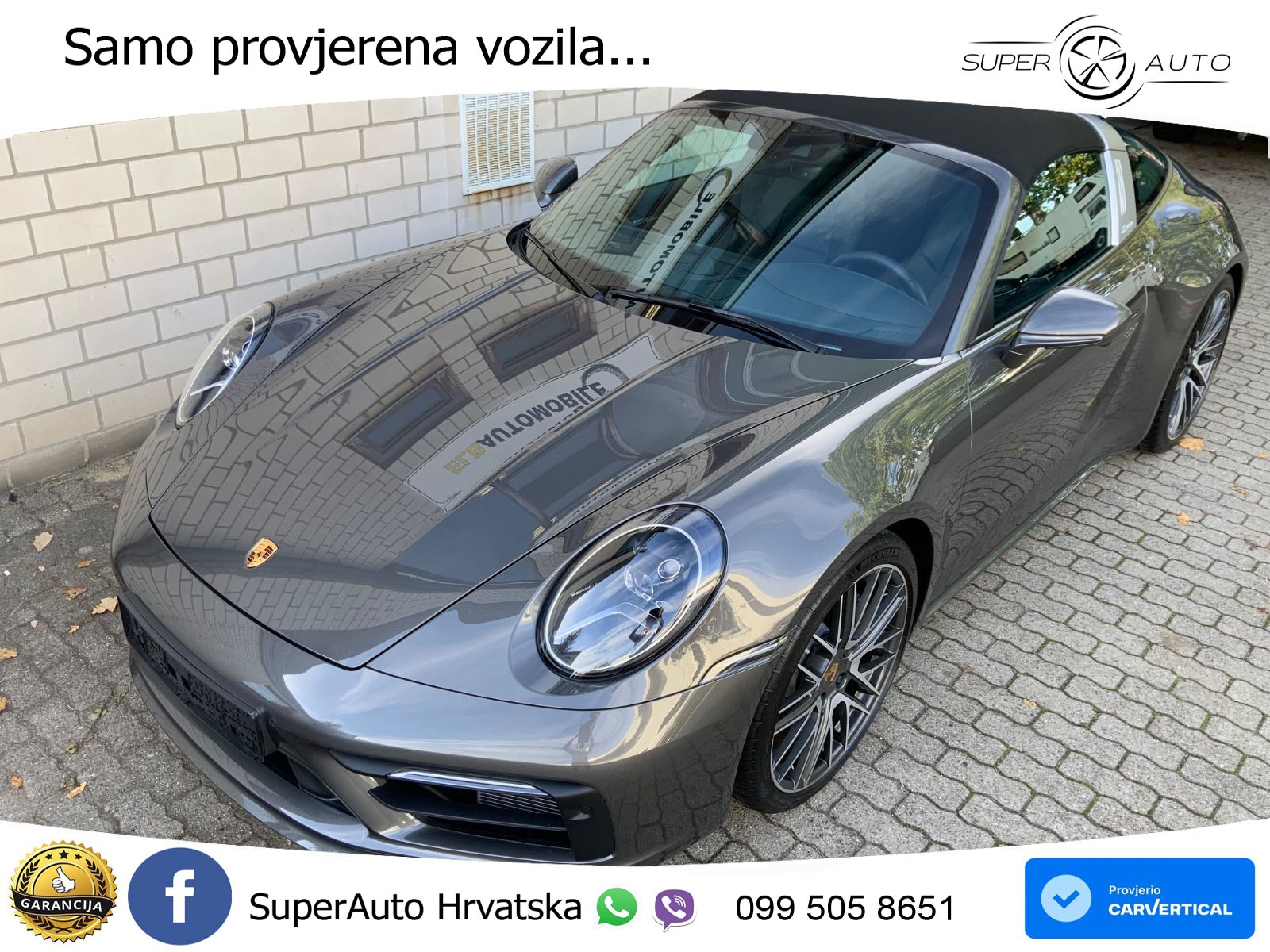 Porsche 911 Targa 4 3.0 (385 KS) PDK LED+GR SJED+ACC