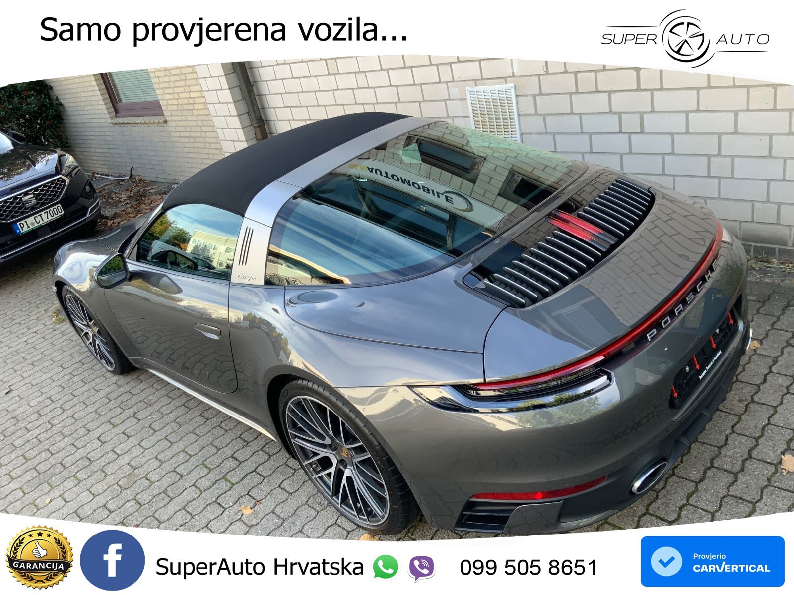 Porsche 911 Targa 4 3.0 (385 KS) PDK LED+GR SJED+ACC