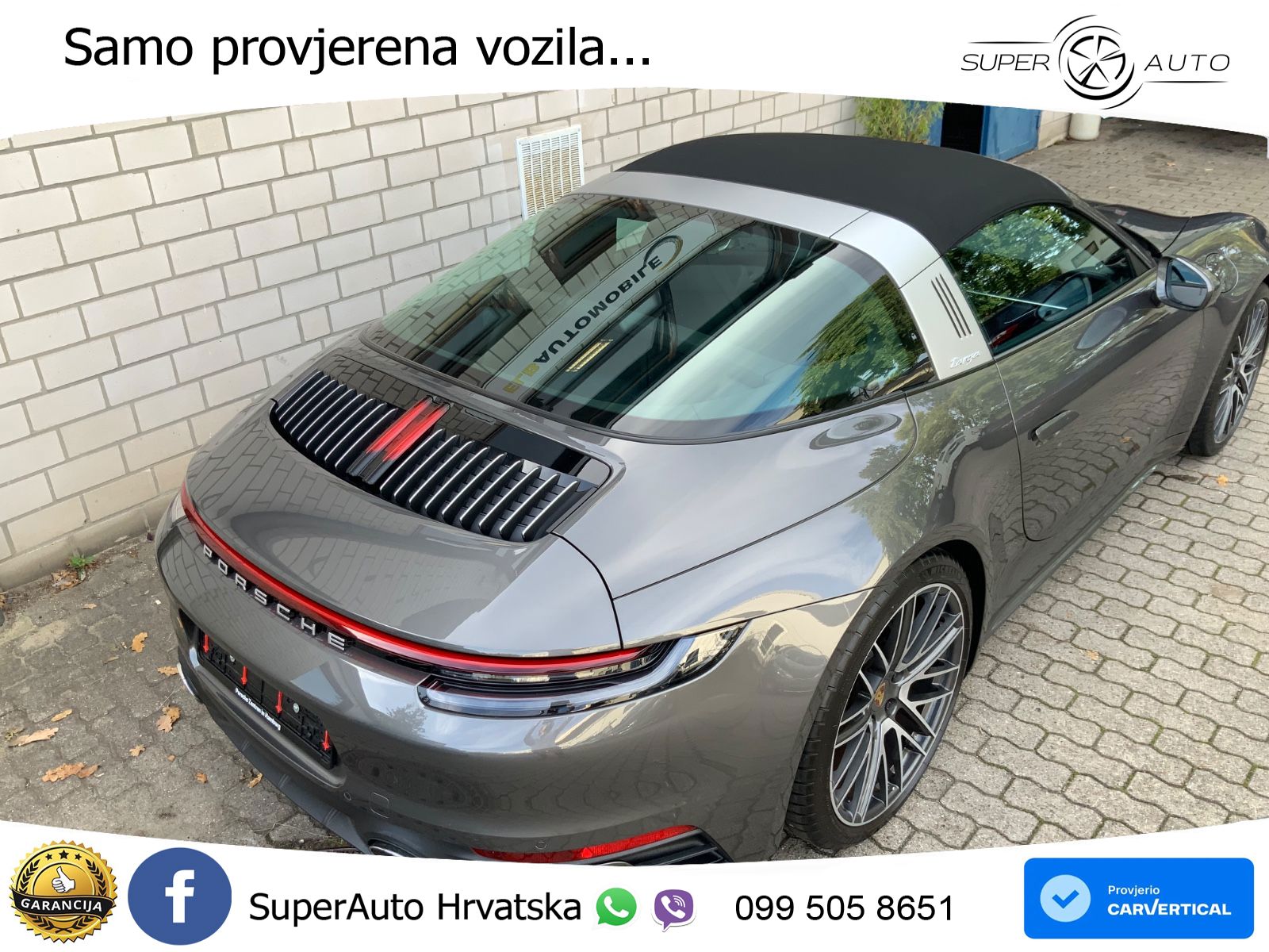 Porsche 911 Targa 4 3.0 (385 KS) PDK LED+GR SJED+ACC