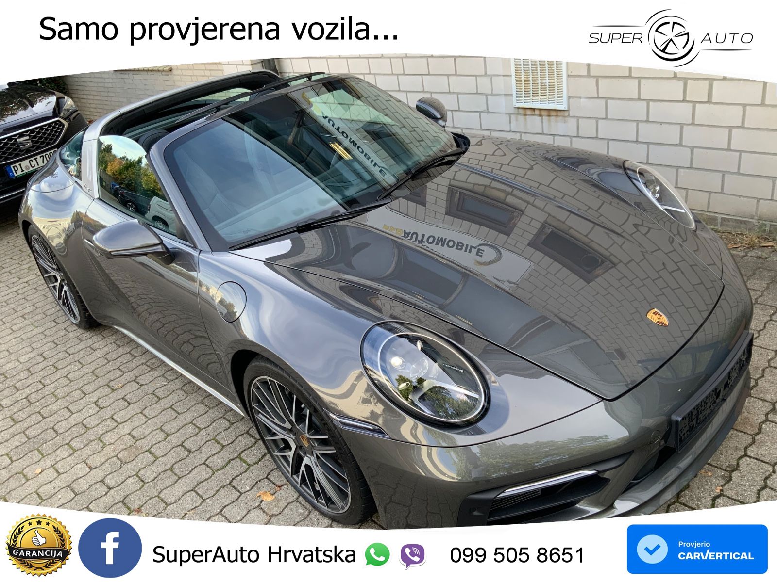 Porsche 911 Targa 4 3.0 (385 KS) PDK LED+GR SJED+ACC