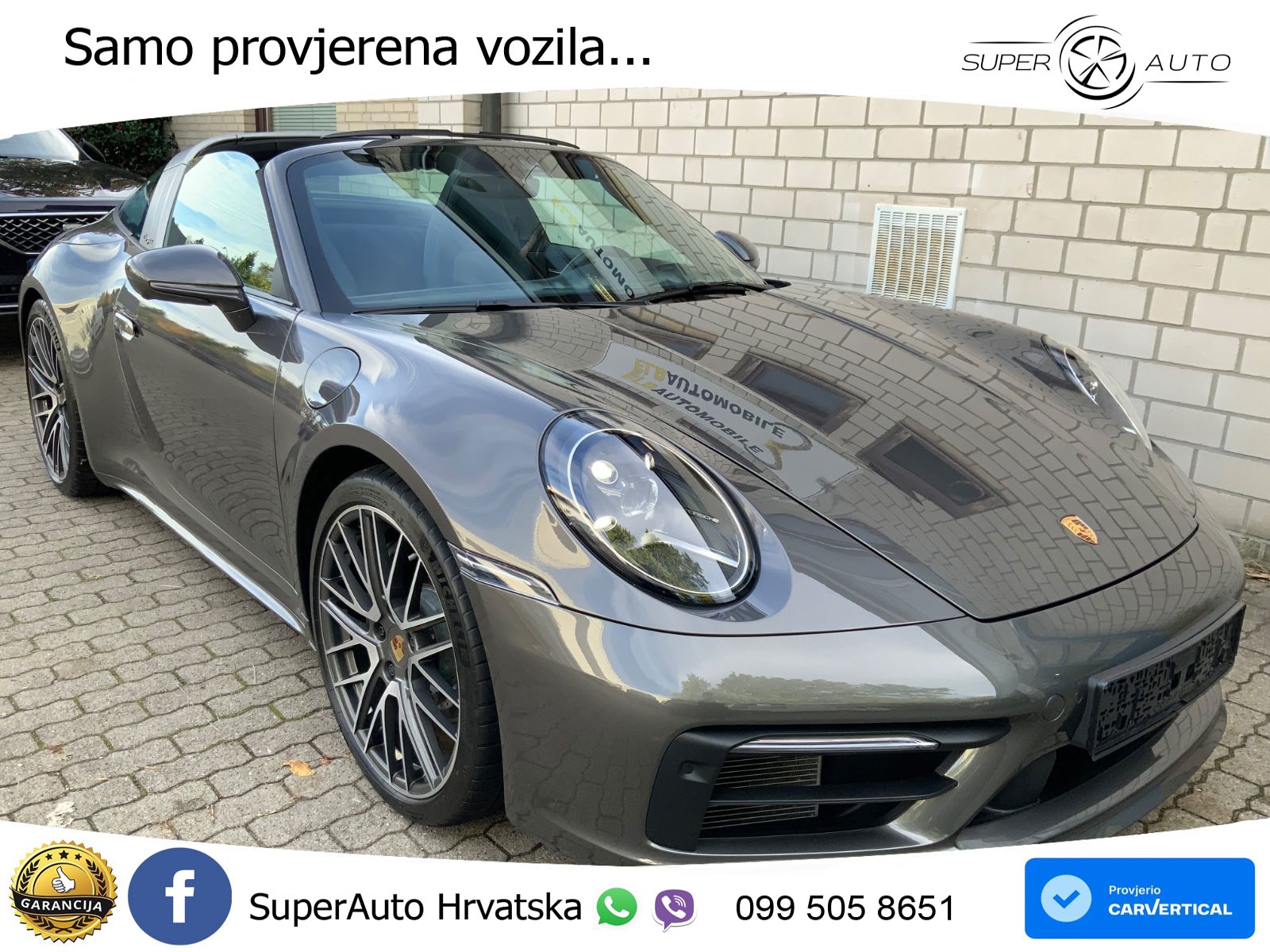 Porsche 911 Targa 4 3.0 (385 KS) PDK LED+GR SJED+ACC