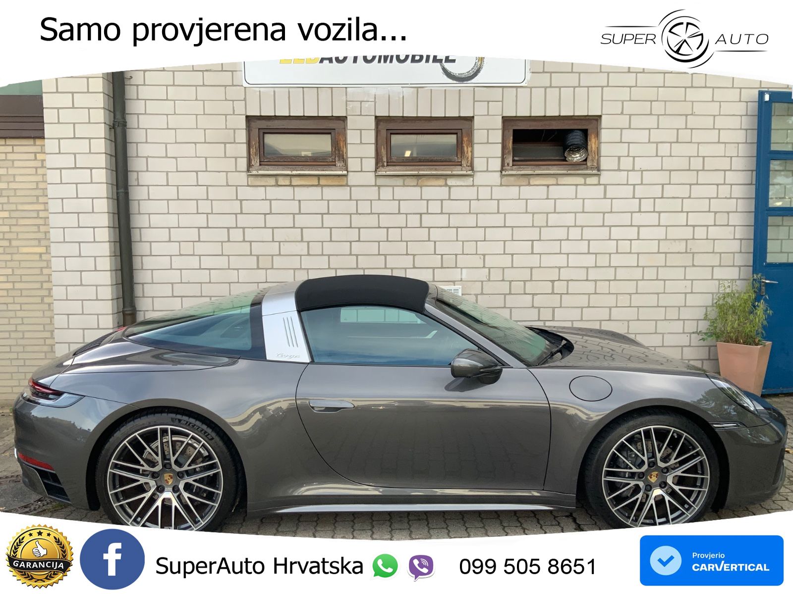 Porsche 911 Targa 4 3.0 (385 KS) PDK LED+GR SJED+ACC