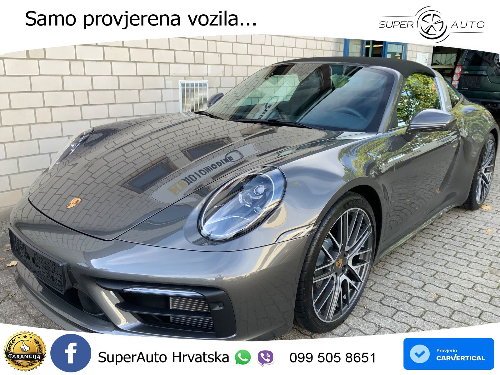 Porsche 911 Targa 4 3.0 (385 KS) PDK LED+GR SJED+ACC