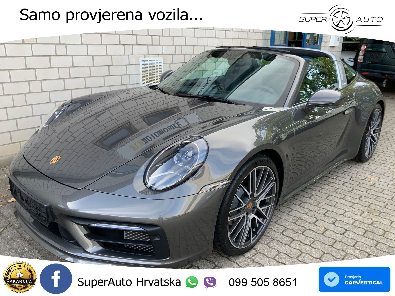 Porsche 911 Targa 4 3.0 (385 KS) PDK LED+GR SJED+ACC