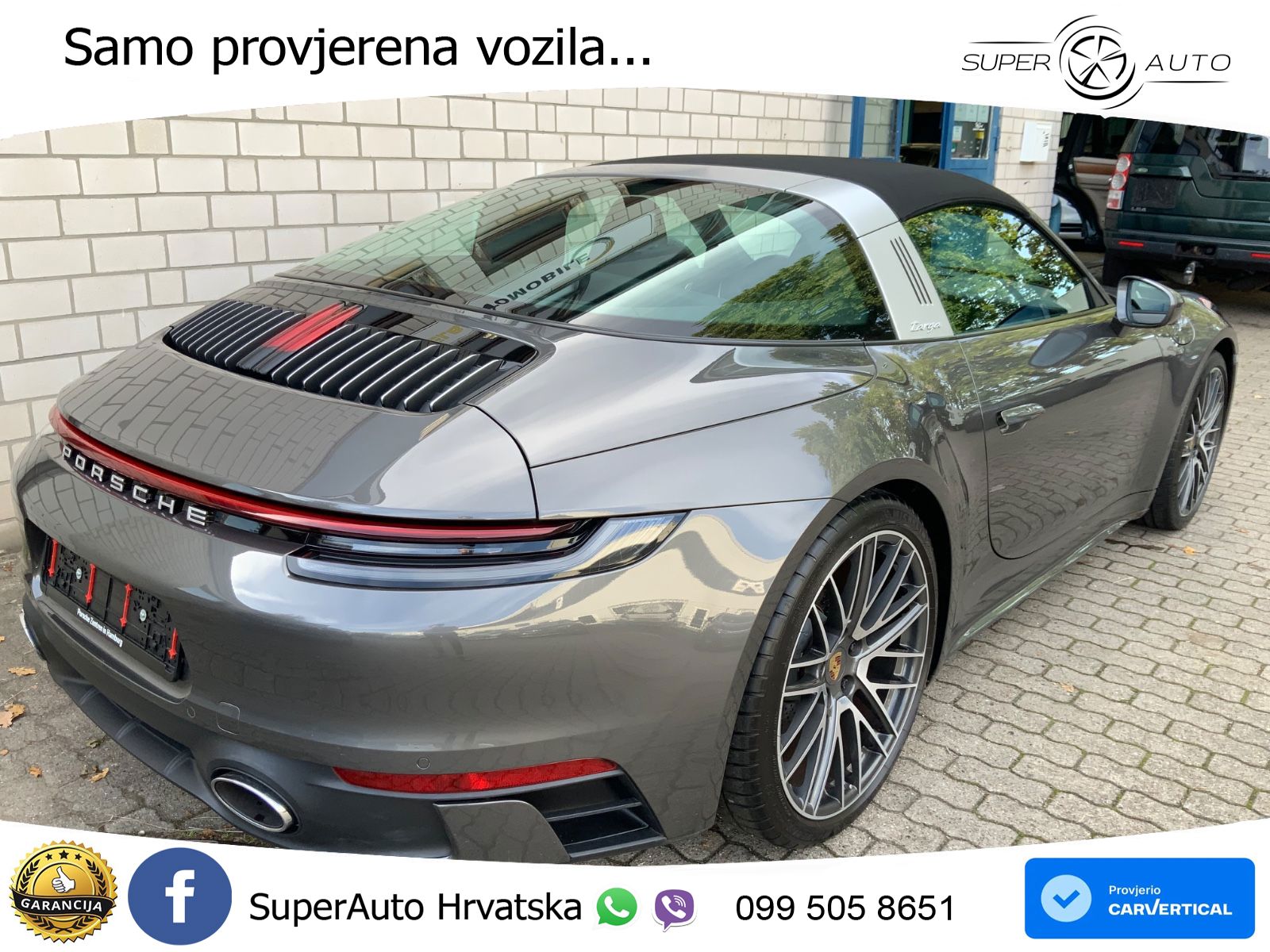 Porsche 911 Targa 4 3.0 (385 KS) PDK LED+GR SJED+ACC