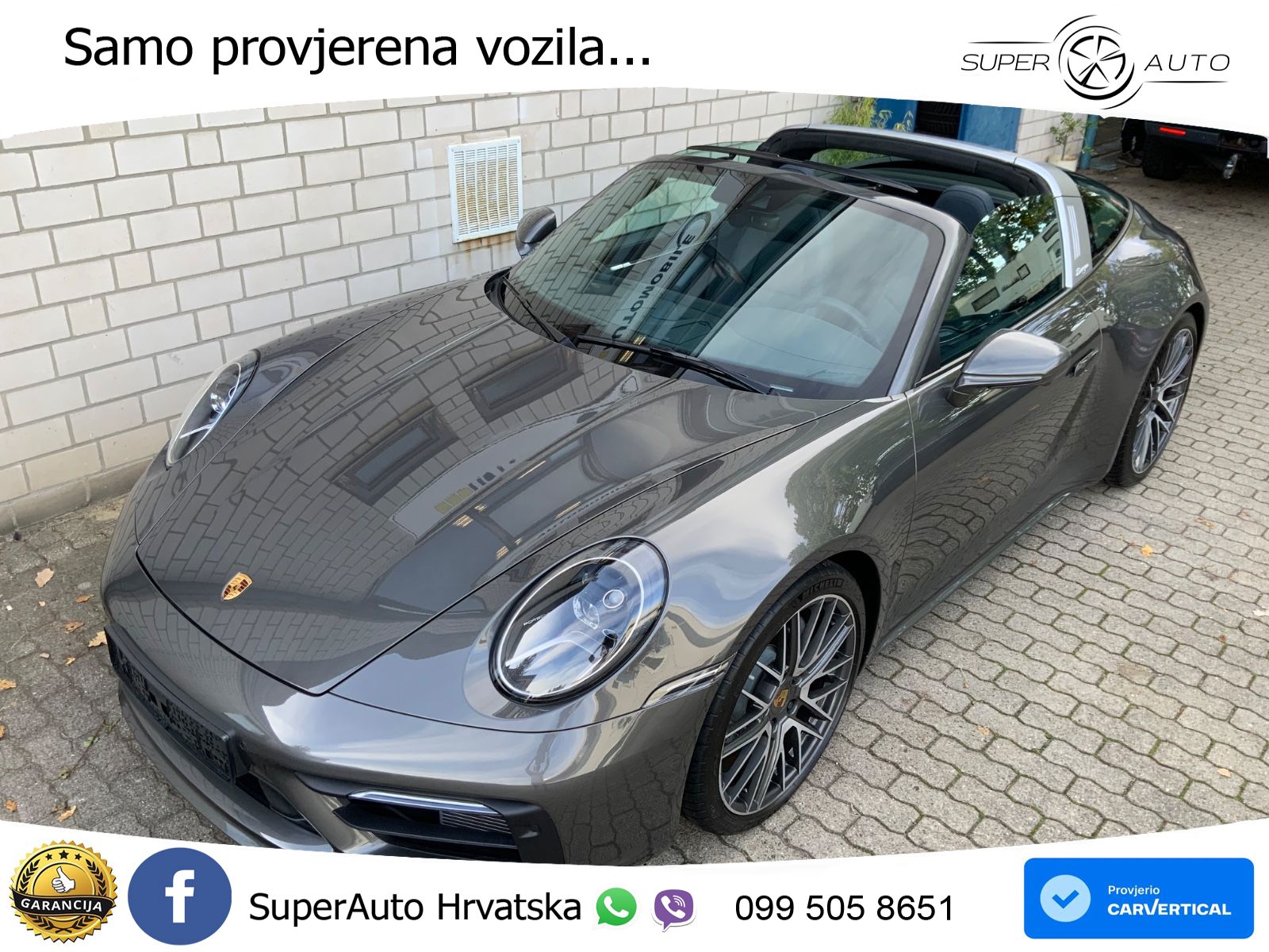 Porsche 911 Targa 4 3.0 (385 KS) PDK LED+GR SJED+ACC