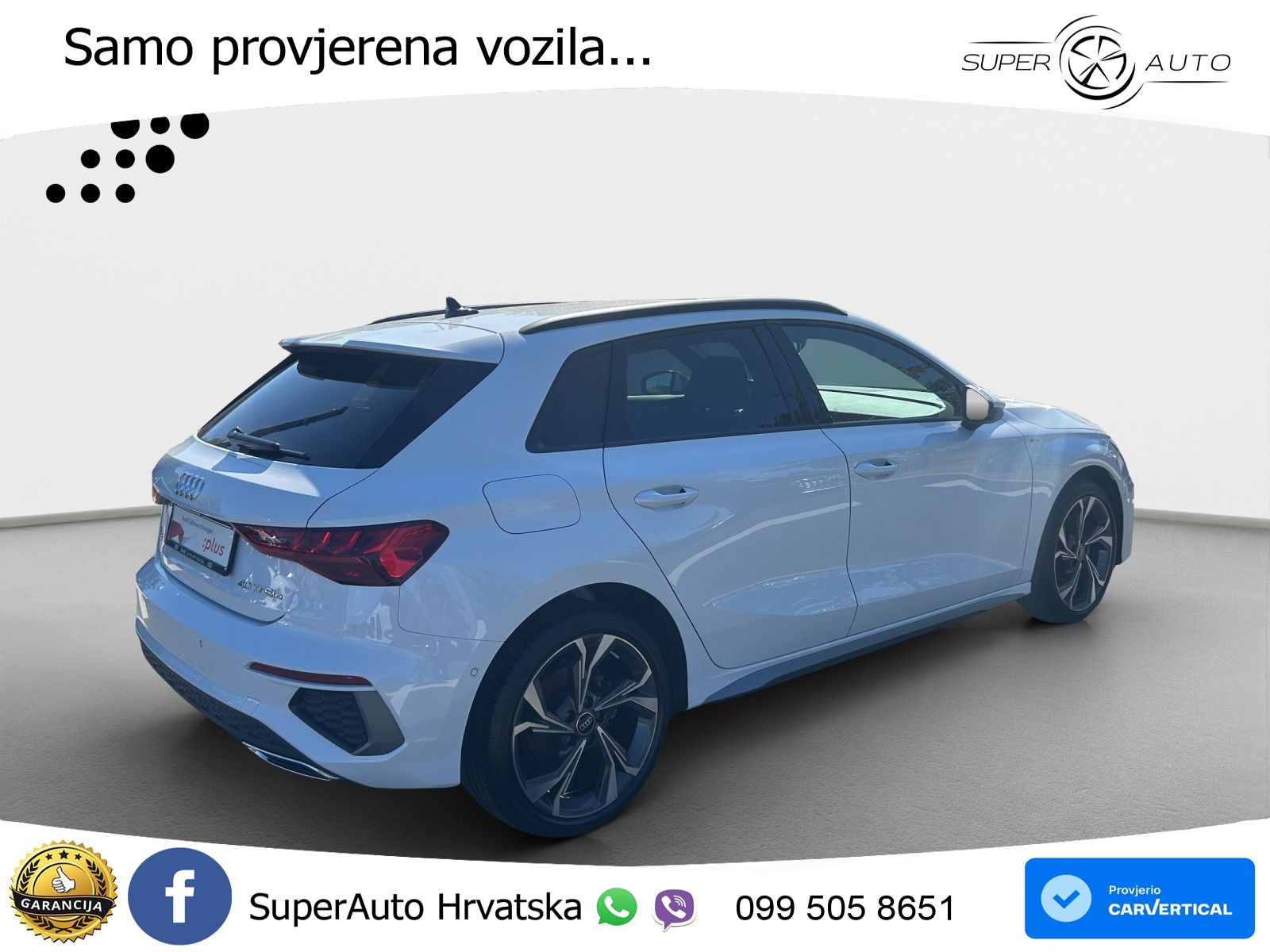 Audi A3 40 TFSIe (204 KS) S tronic S line LED+GR SJED+ACC