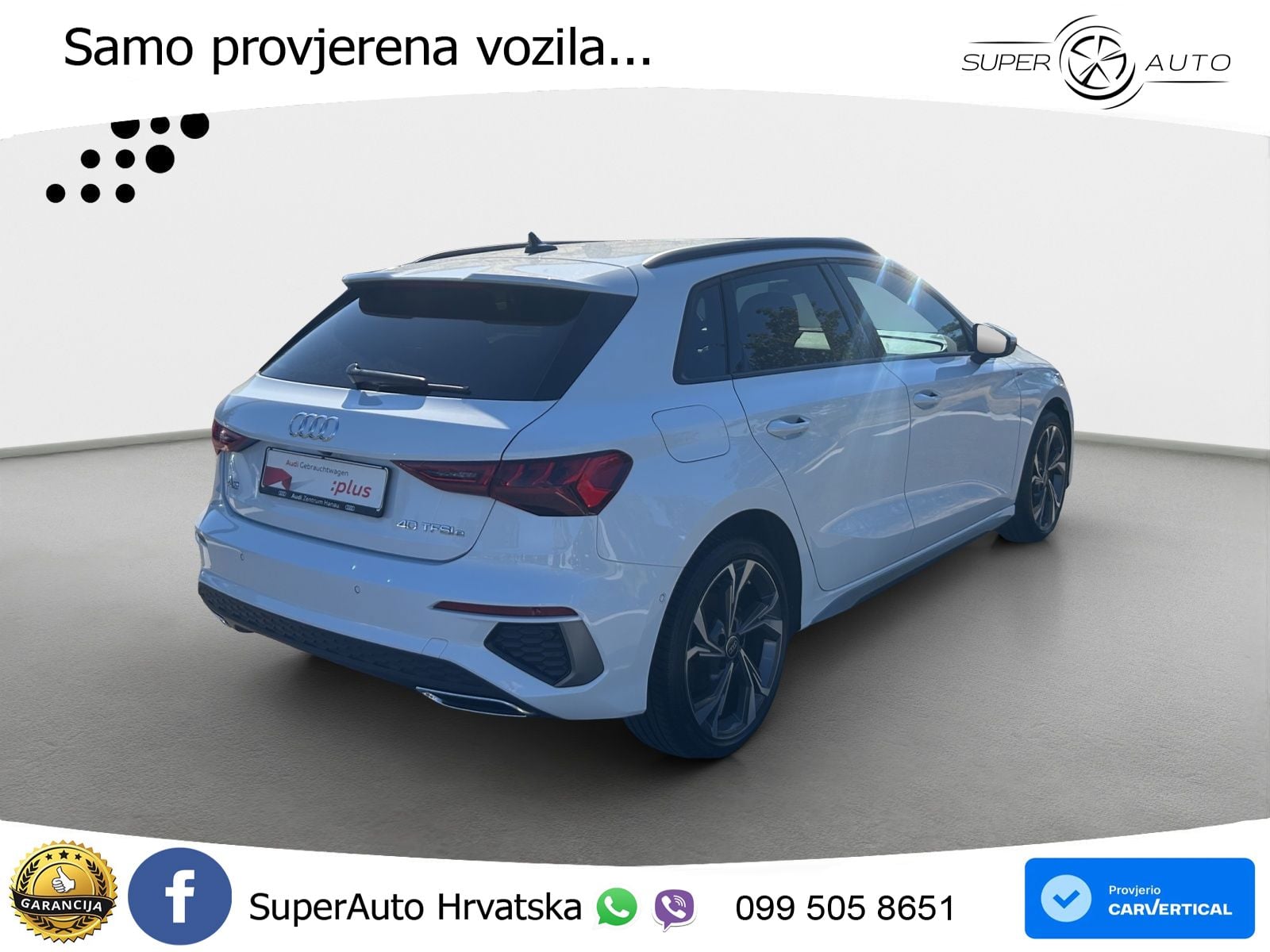 Audi A3 40 TFSIe (204 KS) S tronic S line LED+GR SJED+ACC