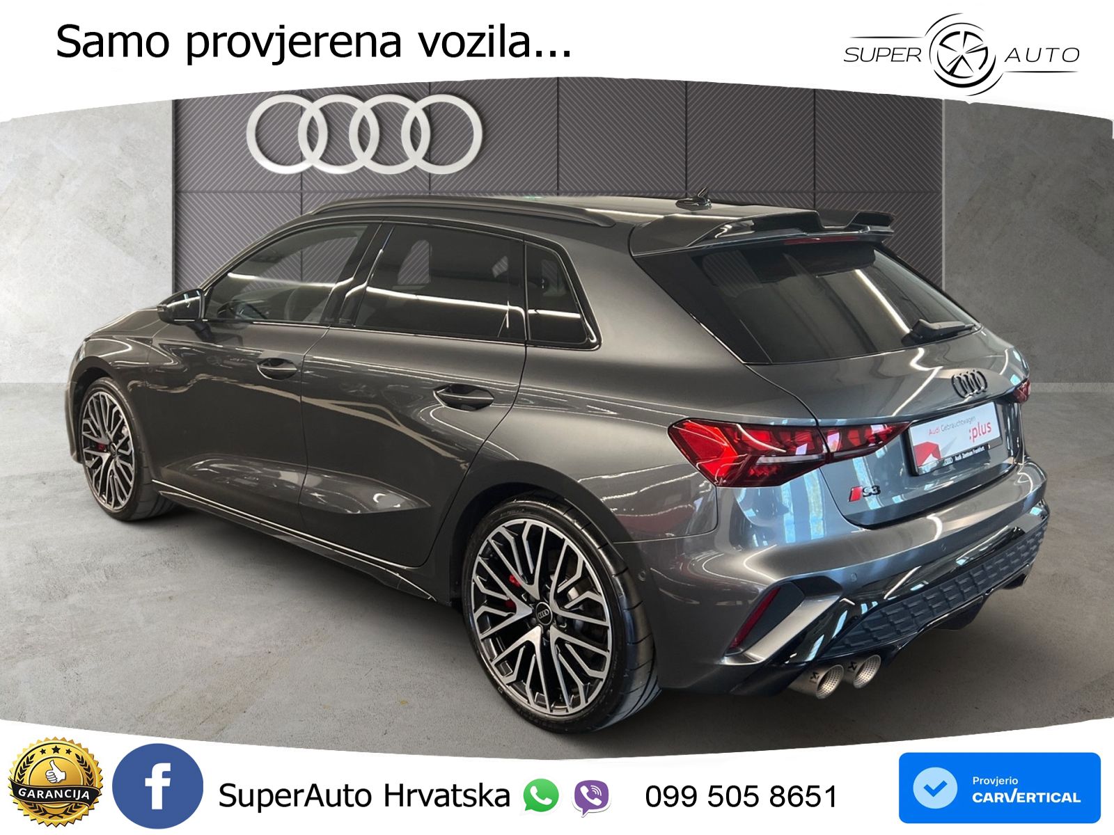 Audi S3 2.0 TFSI (333 KS) quattro S tronic LED+GR SJED+ACC