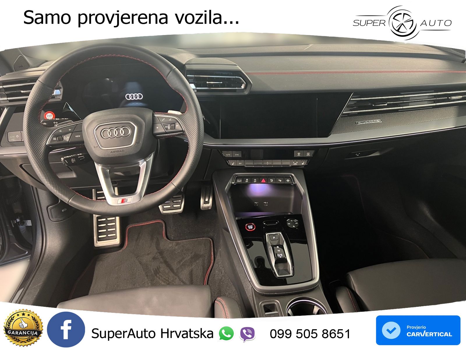 Audi S3 2.0 TFSI (333 KS) quattro S tronic LED+GR SJED+ACC