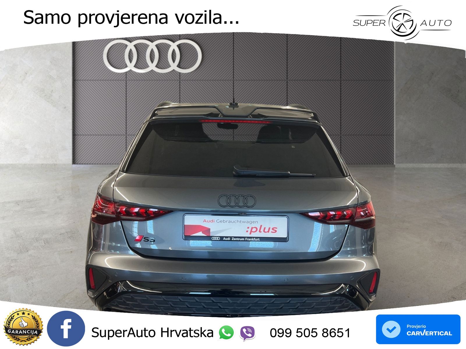 Audi S3 2.0 TFSI (333 KS) quattro S tronic LED+GR SJED+ACC