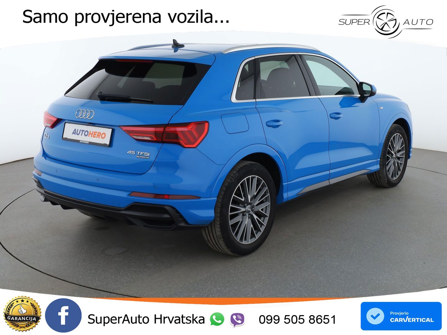 Audi Q3 45 TFSI (230 KS) quattro S tronic S line LED+GR SJED+ACC