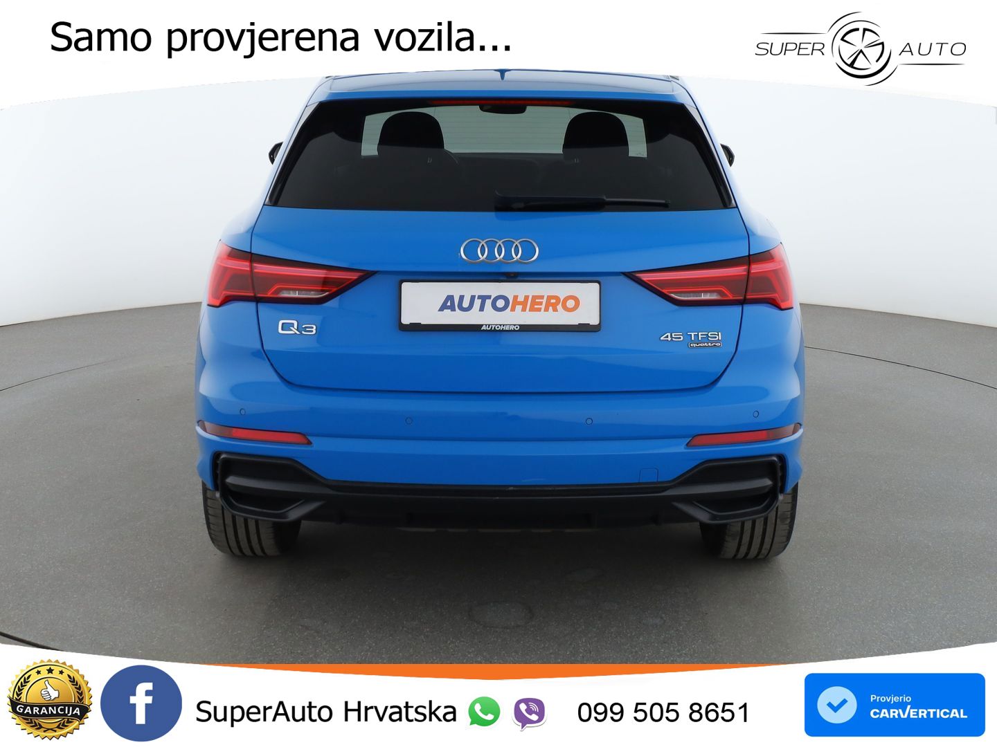 Audi Q3 45 TFSI (230 KS) quattro S tronic S line LED+GR SJED+ACC