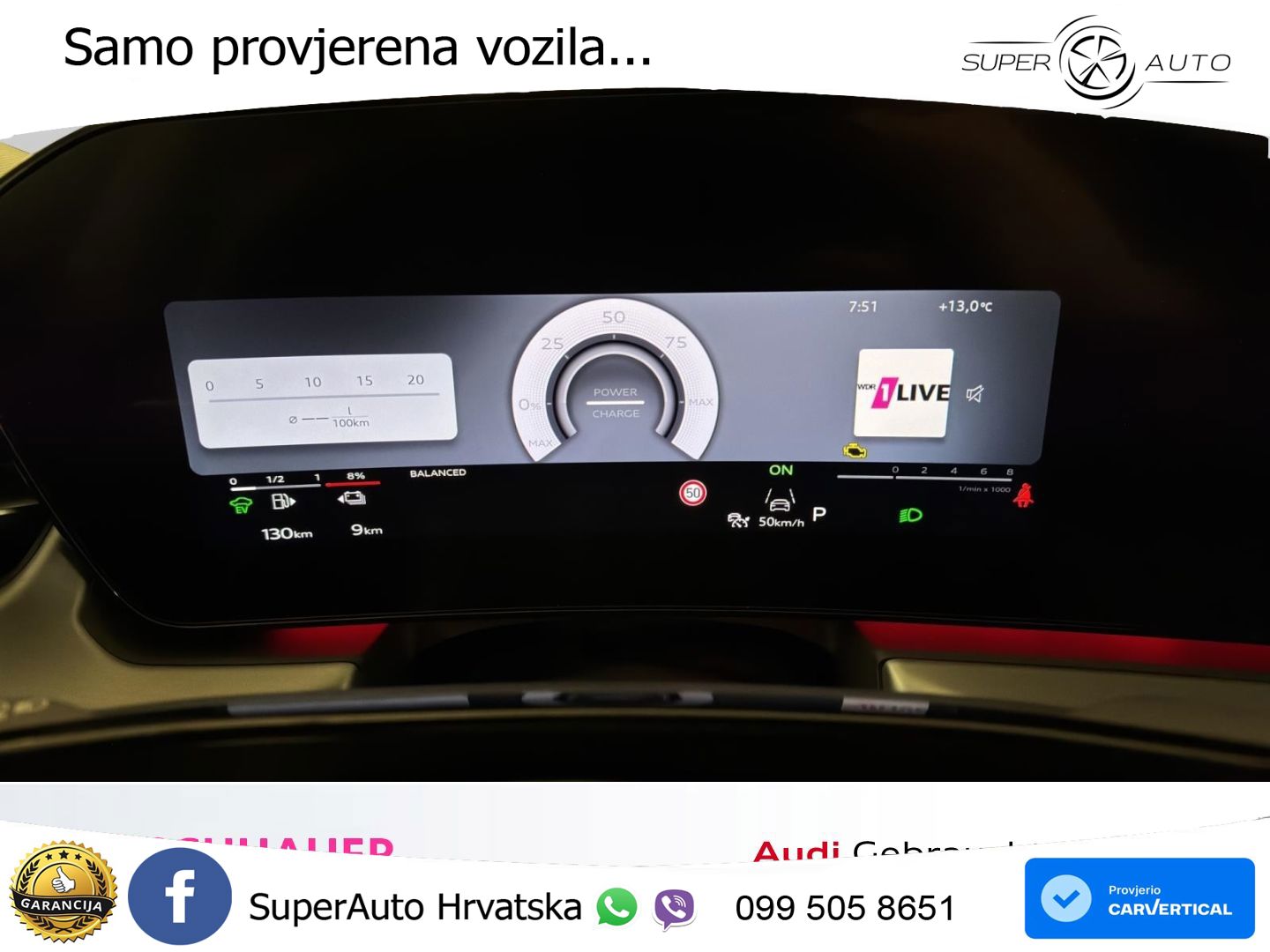 Audi Q3 1.5 TFSIe (272 KS) S tronic S line LED+GR SJED+ACC