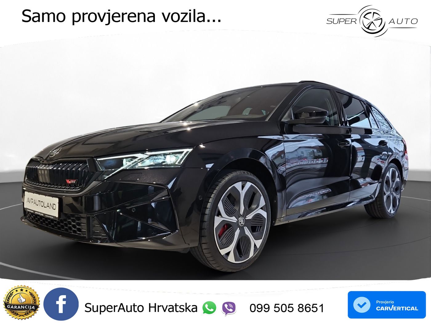 Škoda Octavia Combi RS 2.0 TSI (265 KS) DSG LED+GR SJED+ACC