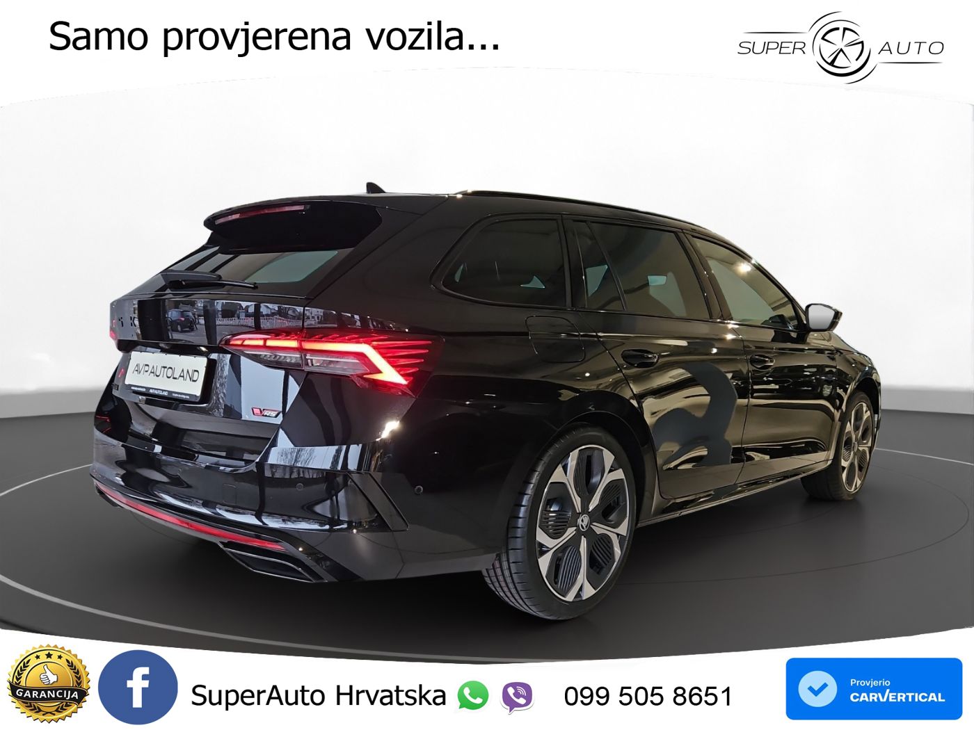 Škoda Octavia Combi RS 2.0 TSI (265 KS) DSG LED+GR SJED+ACC