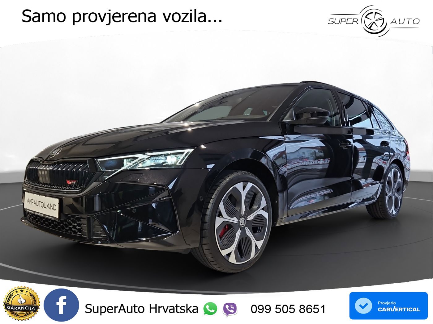 Škoda Octavia Combi RS 2.0 TSI (265 KS) DSG LED+GR SJED+ACC
