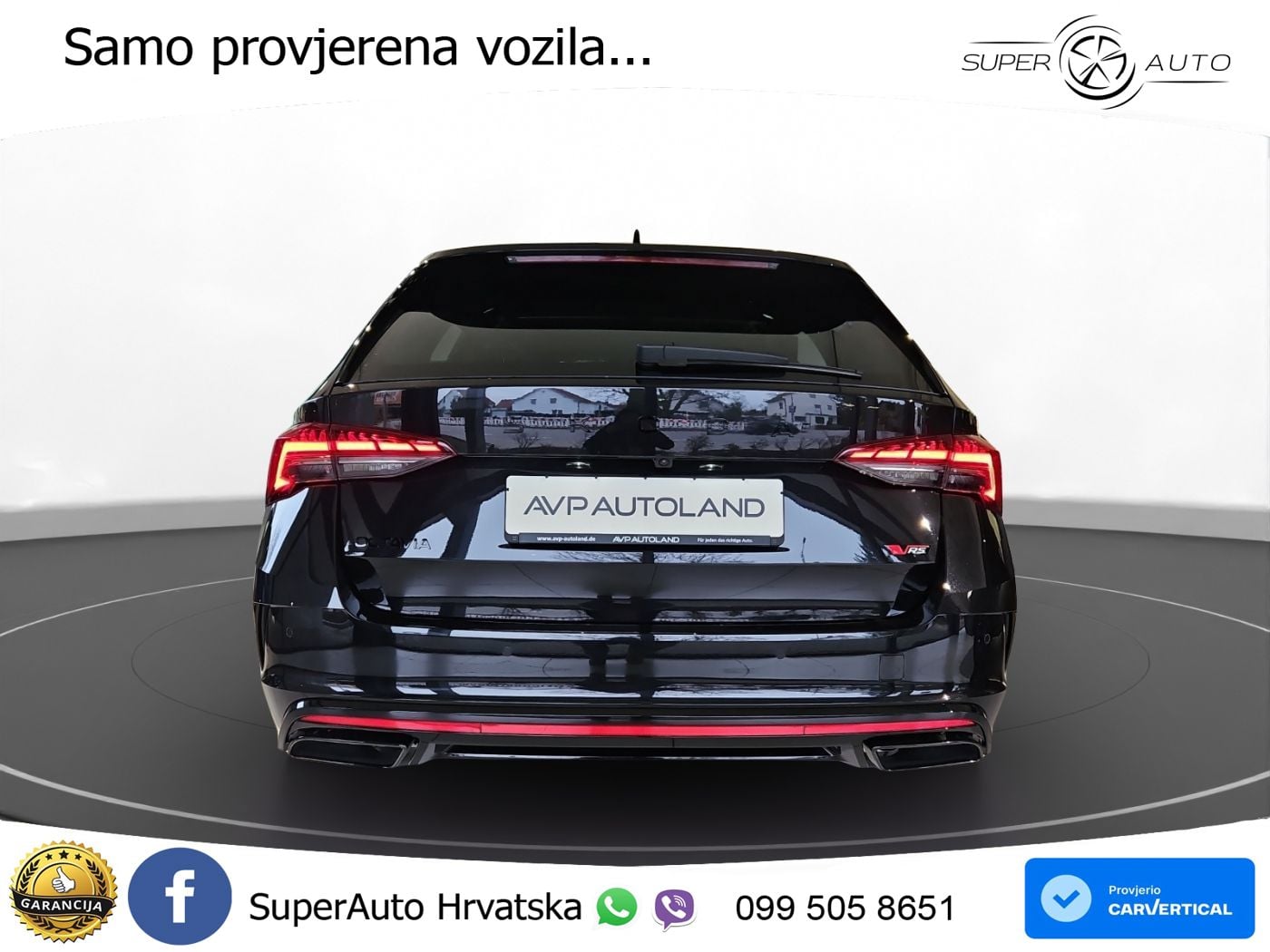 Škoda Octavia Combi RS 2.0 TSI (265 KS) DSG LED+GR SJED+ACC