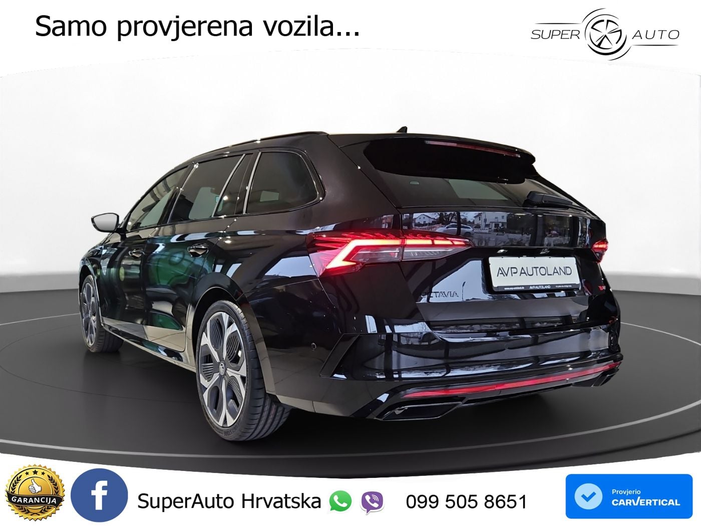 Škoda Octavia Combi RS 2.0 TSI (265 KS) DSG LED+GR SJED+ACC