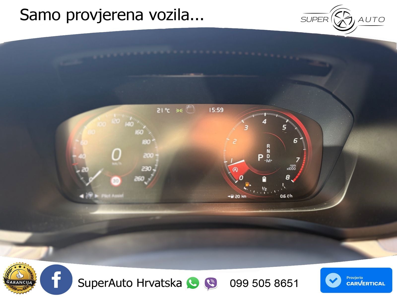 Volvo V60 2.0 B4 Benzin Automatic LED+GR SJED+ACC