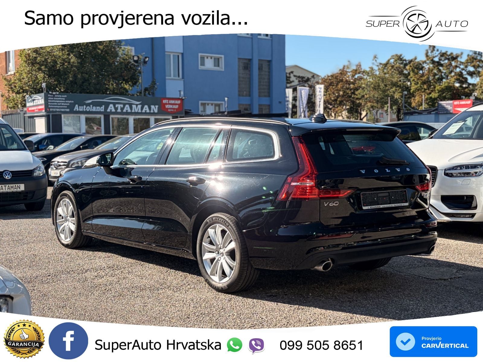 Volvo V60 2.0 B4 Benzin Automatic LED+GR SJED+ACC