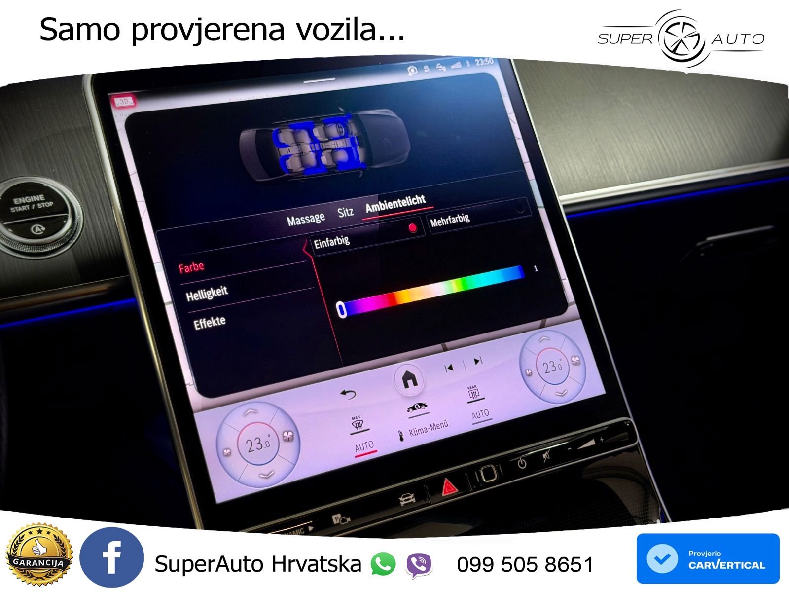 Mercedes S 580 V8 (503 KS) EQ Boost 4MATIC 9G-TRONIC AMG ZRAČNI+ACC+GR SJED+360+PANO