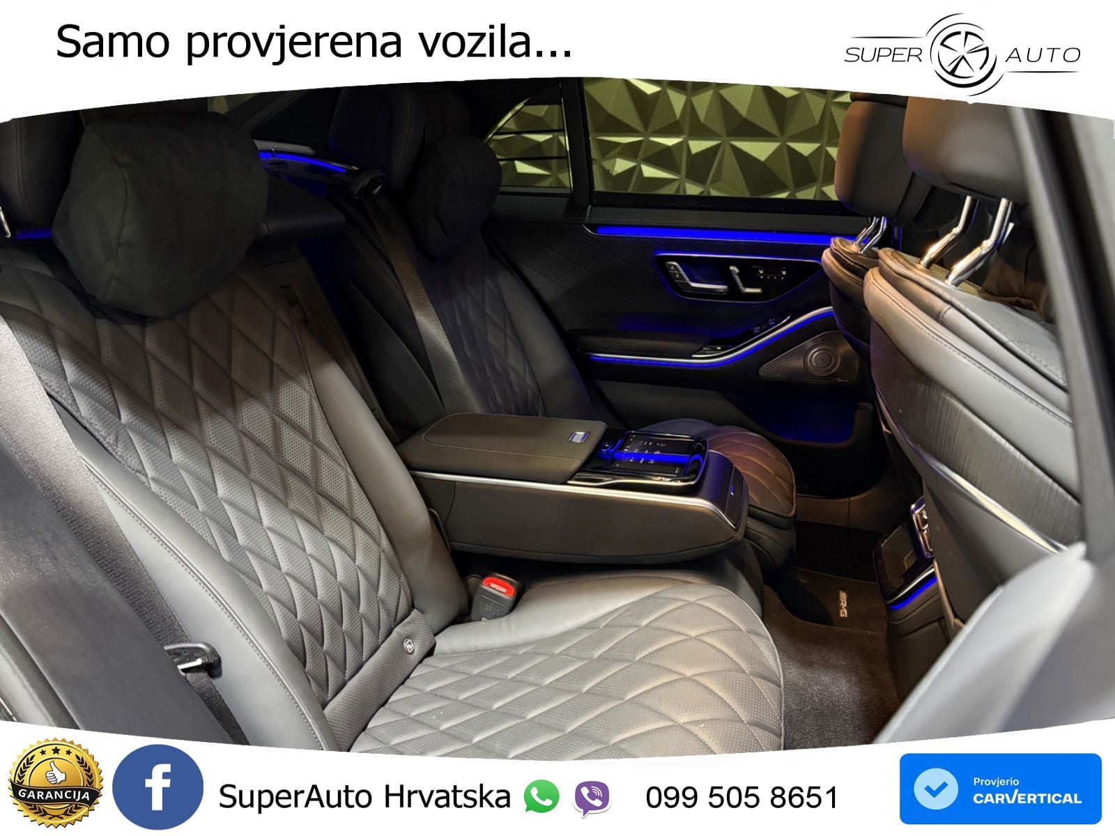 Mercedes S 580 V8 (503 KS) EQ Boost 4MATIC 9G-TRONIC AMG ZRAČNI+ACC+GR SJED+360+PANO