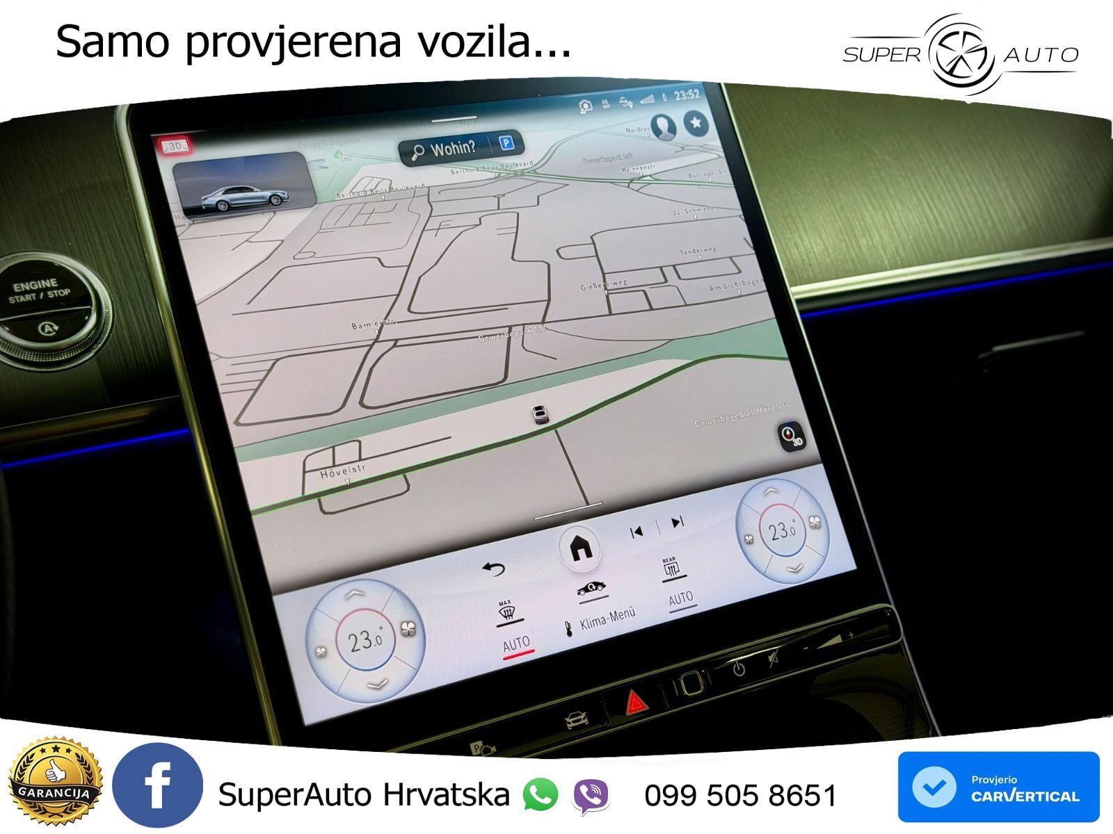 Mercedes S 580 V8 (503 KS) EQ Boost 4MATIC 9G-TRONIC AMG ZRAČNI+ACC+GR SJED+360+PANO