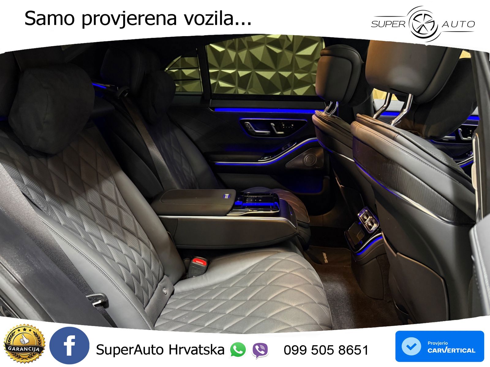 Mercedes S 580 V8 (503 KS) EQ Boost 4MATIC 9G-TRONIC AMG ZRAČNI+ACC+GR SJED+360+PANO