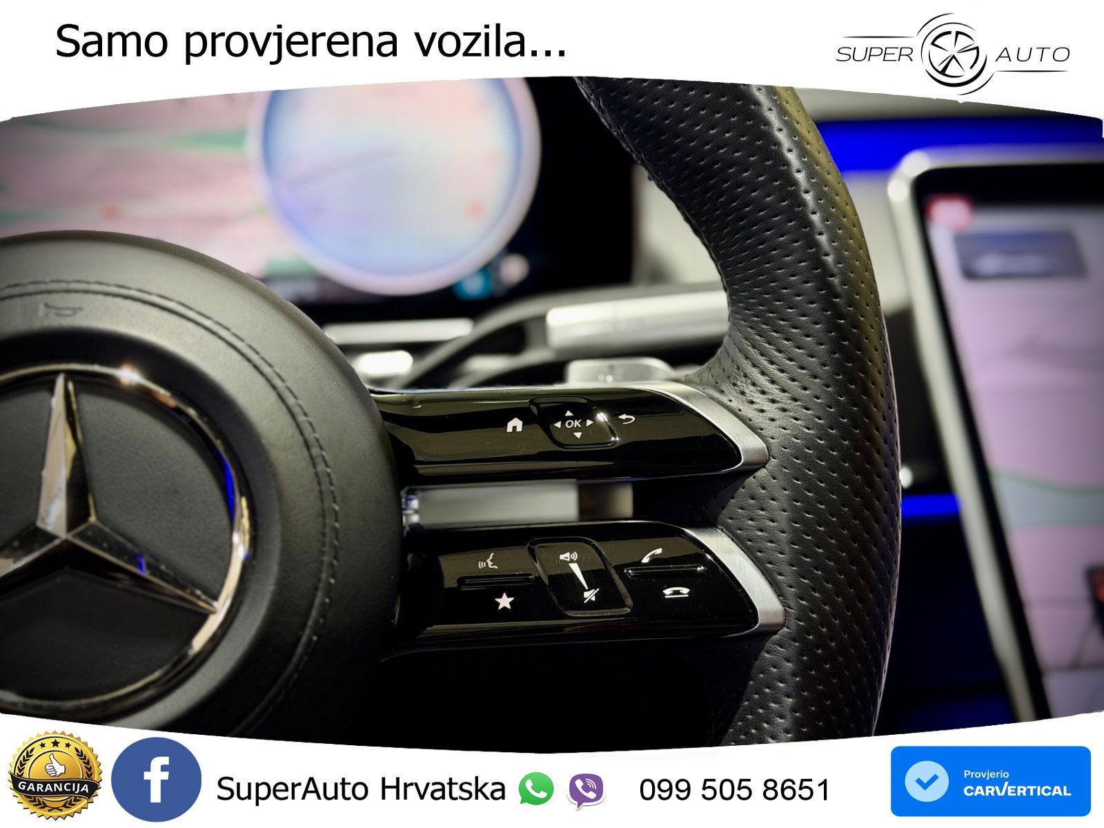 Mercedes S 580 V8 (503 KS) EQ Boost 4MATIC 9G-TRONIC AMG ZRAČNI+ACC+GR SJED+360+PANO